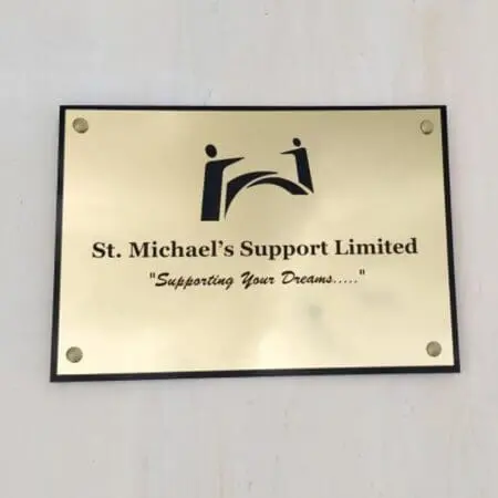 A4 Office Wall Sign, Business Plaque, Shop Name, Executive Personalised