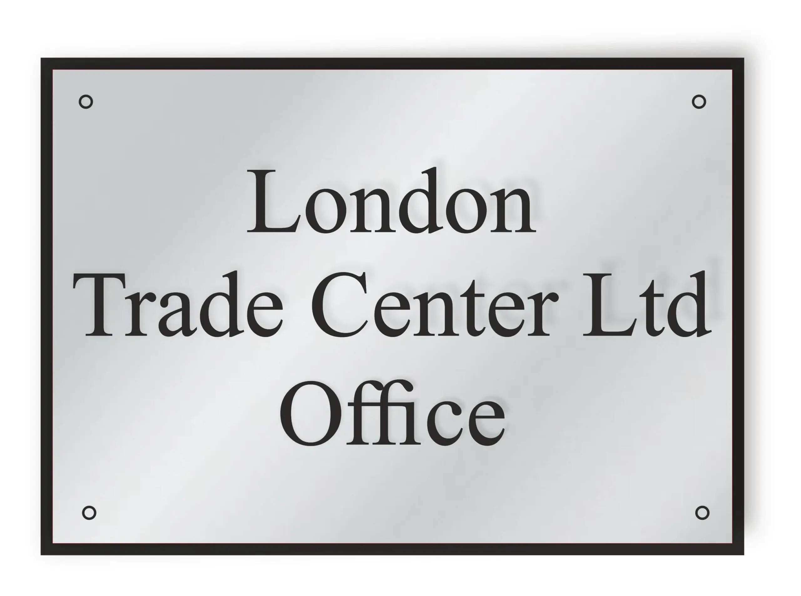 A4 Office Wall Sign, Business Plaque, Shop Name, Executive Personalised - Image 2