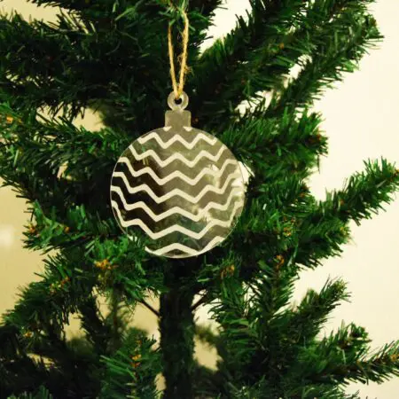 Bauble Christmas Decoration 3mm Acrylic Perspex®