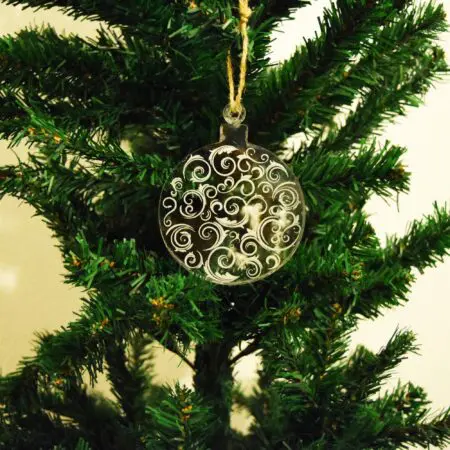 Bauble Christmas Decoration 3mm Acrylic Perspex®