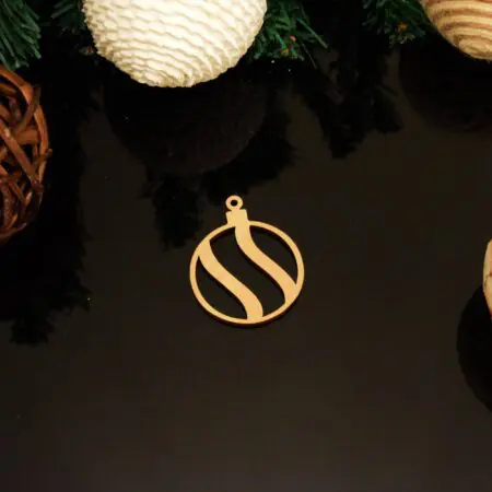 Bauble Christmas Decoration 3mm MDF