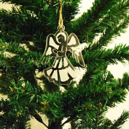 Bauble Christmas Decoration Angel 3mm Acrylic Perspex®