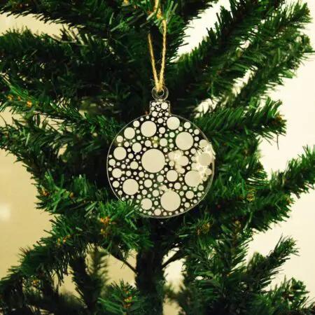 Bauble Christmas Decoration Ball 3mm Acrylic Perspex®