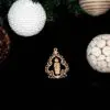 Christmas Candle Decoration 3mm MDF