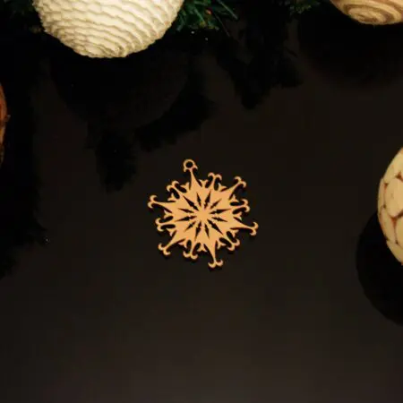 Christmas Decoration Star 3mm MDF
