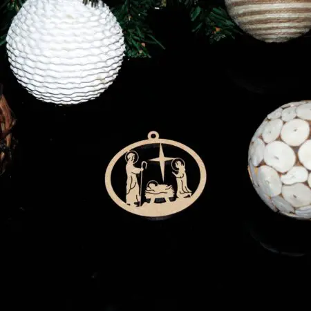 Christmas Nativity Decoration 3mm MDF