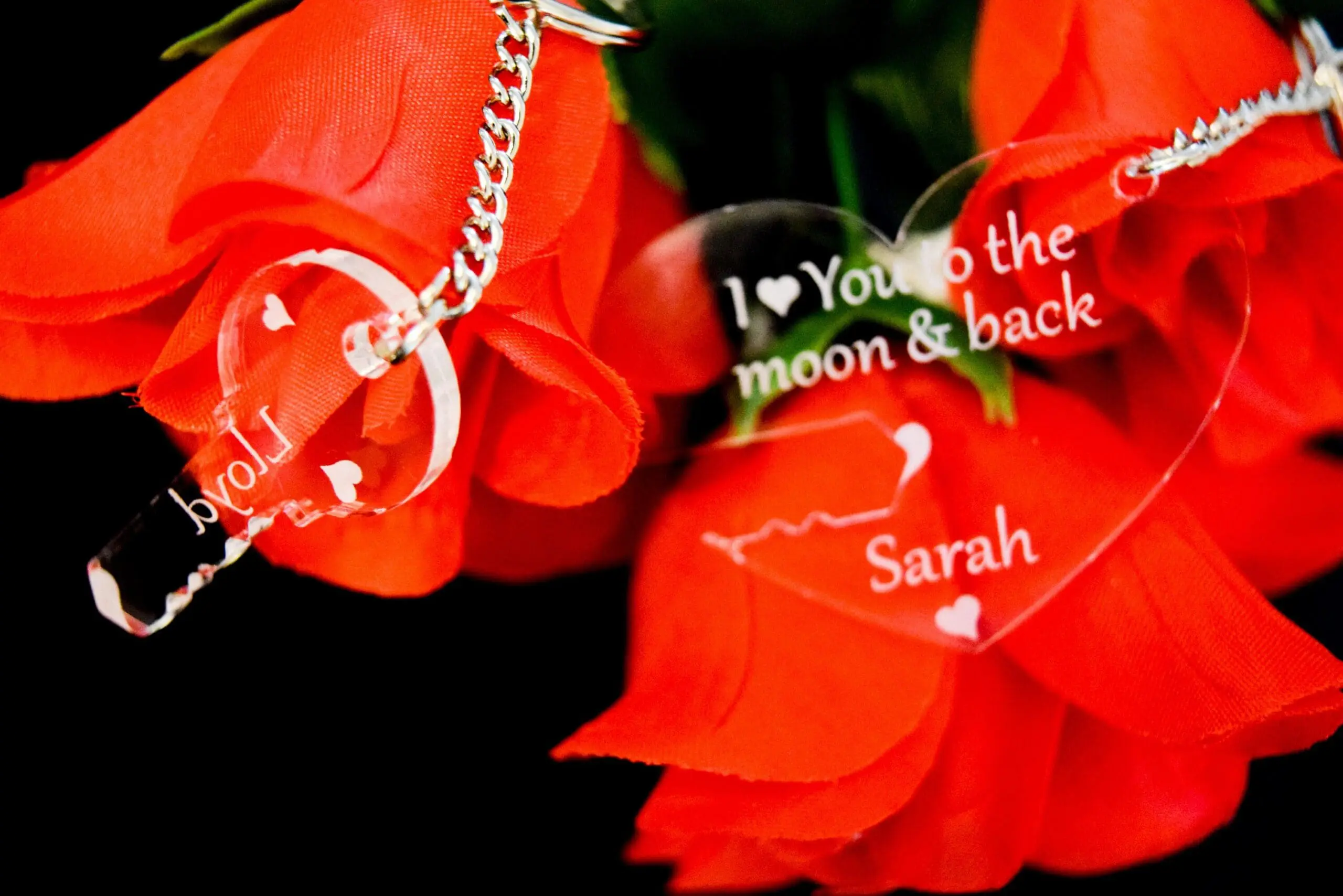 Couple Keyrings, Personalised Heart and Key Keyrings, Engraved Key To My Heart, Gift for Couples, Valentine's day, Birthday, Anniversary - Image 4