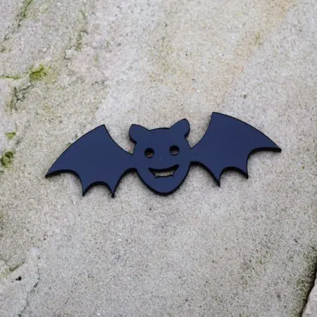 Halloween Bat Type 4 Embellishment 3mm MDF, Acrylic