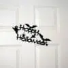 Halloween Door Decor, Halloween Wreath Ghost, Scary Bats, Halloween Party Decor