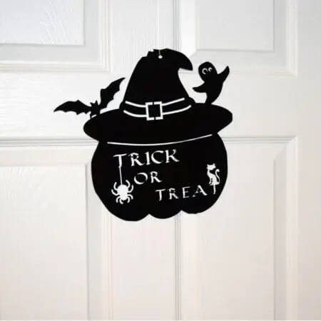 Halloween Door Decor, Halloween Wreath Pumpkin, Scary Pumpkin, Halloween Party Decor, Spooky Pumpkin