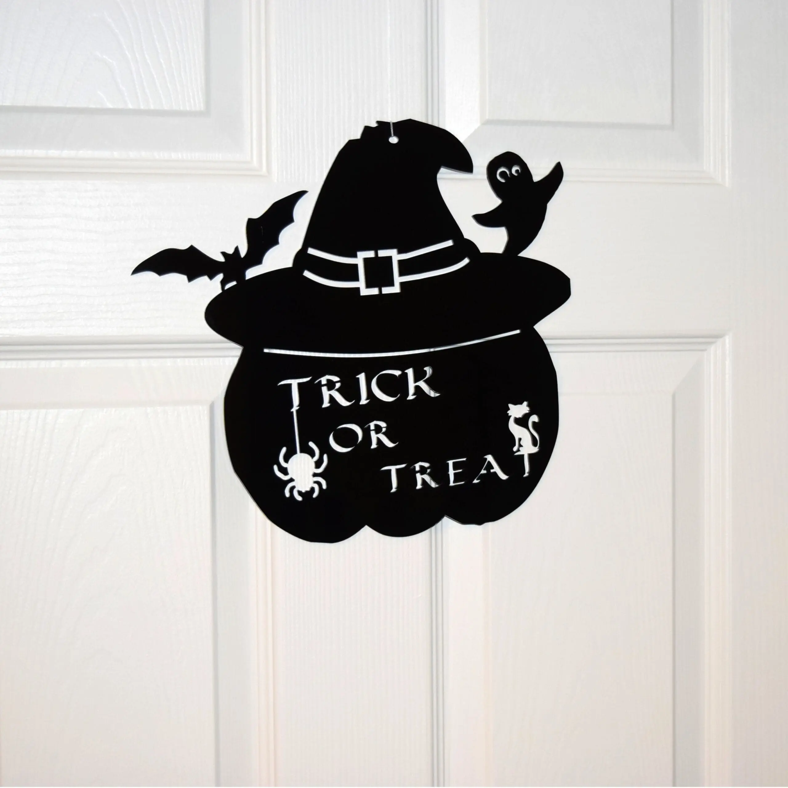 Halloween Door Decor, Halloween Wreath Pumpkin, Scary Pumpkin, Halloween Party Decor, Spooky Pumpkin