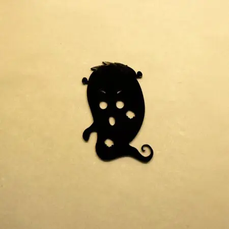 Halloween Ghost Type 1 Embellishment 3mm Acrylic