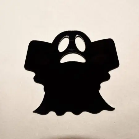 Halloween Ghost Type 12 Embellishment 3mm Acrylic