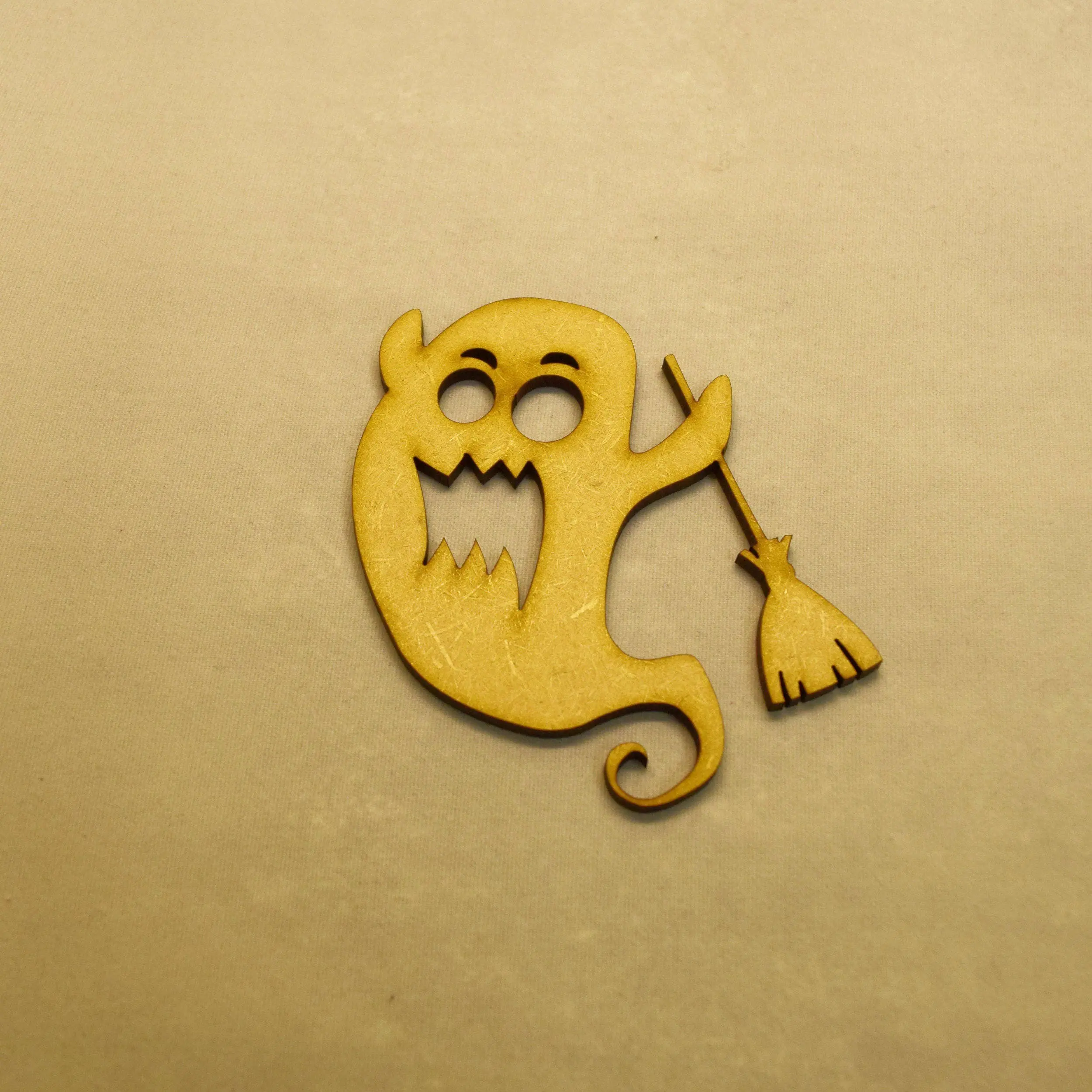 Halloween Ghost Type 2 Embellishment 3mm MDF