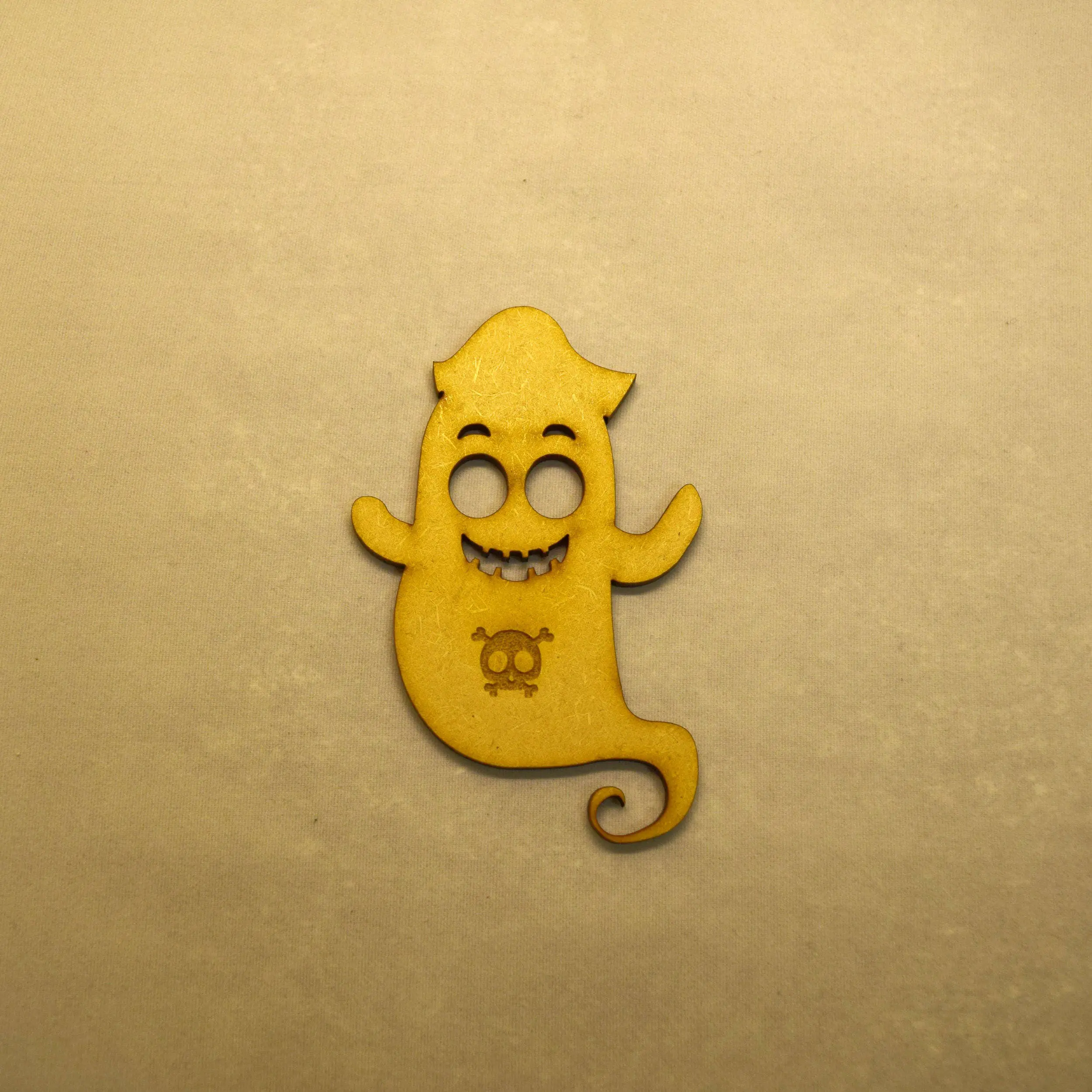 Halloween Ghost Type 4 Embellishment 3mm MDF