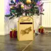 Santa's Christmas Post Box, unpainted MDF,Flat pack, Topper