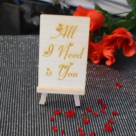 Valentine's Plaque Personalised Valentines Gift for Her, Gift for Him, Valentine's, Wedding, Anniversary Engraved Cards