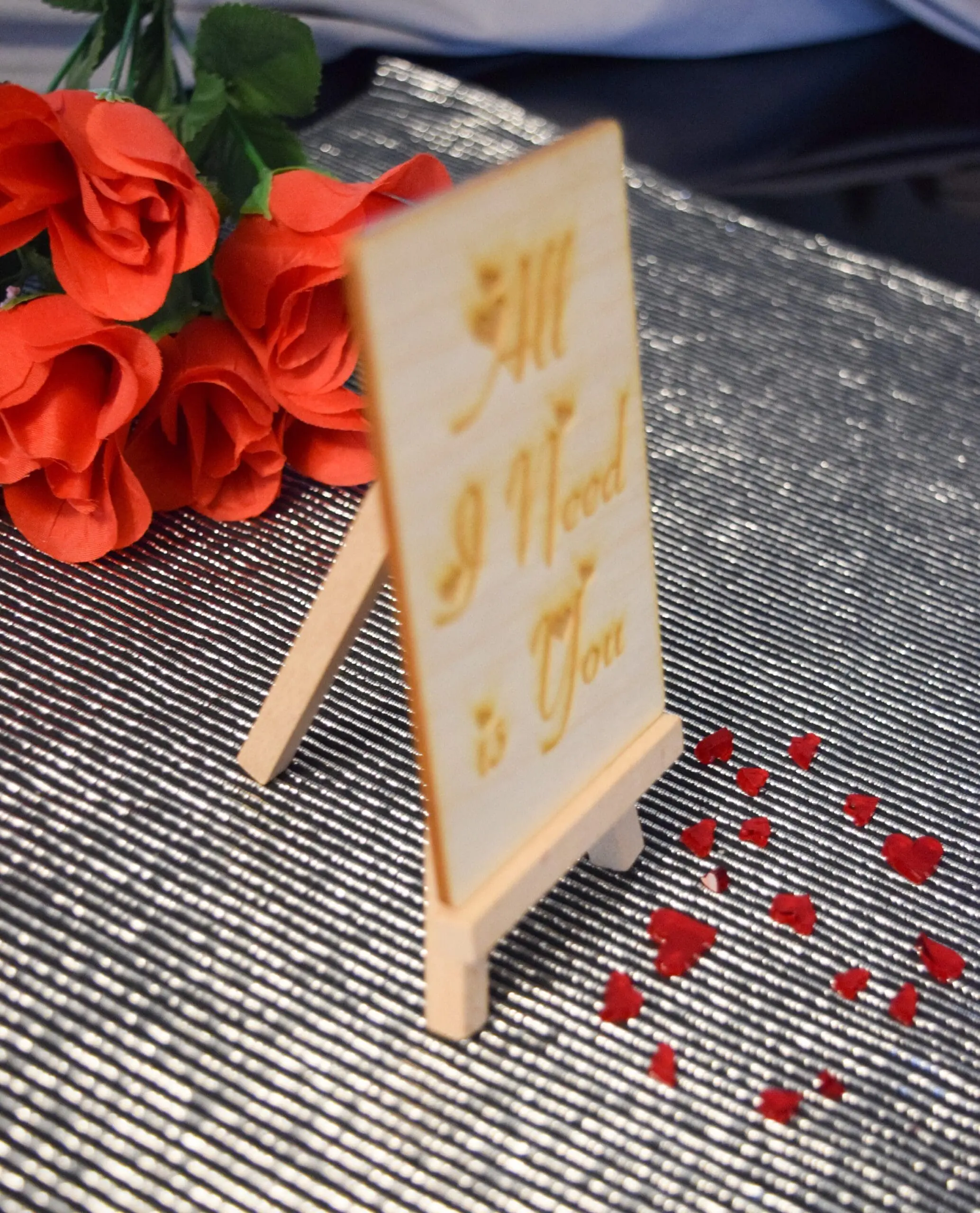 Valentine's Plaque Personalised Valentines Gift for Her, Gift for Him, Valentine's, Wedding, Anniversary Engraved Cards - Image 6