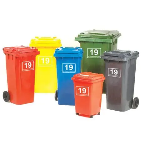 Wheelie Bin Numbers Custom House and Road/Street Name Vinyl Graphic Stickers