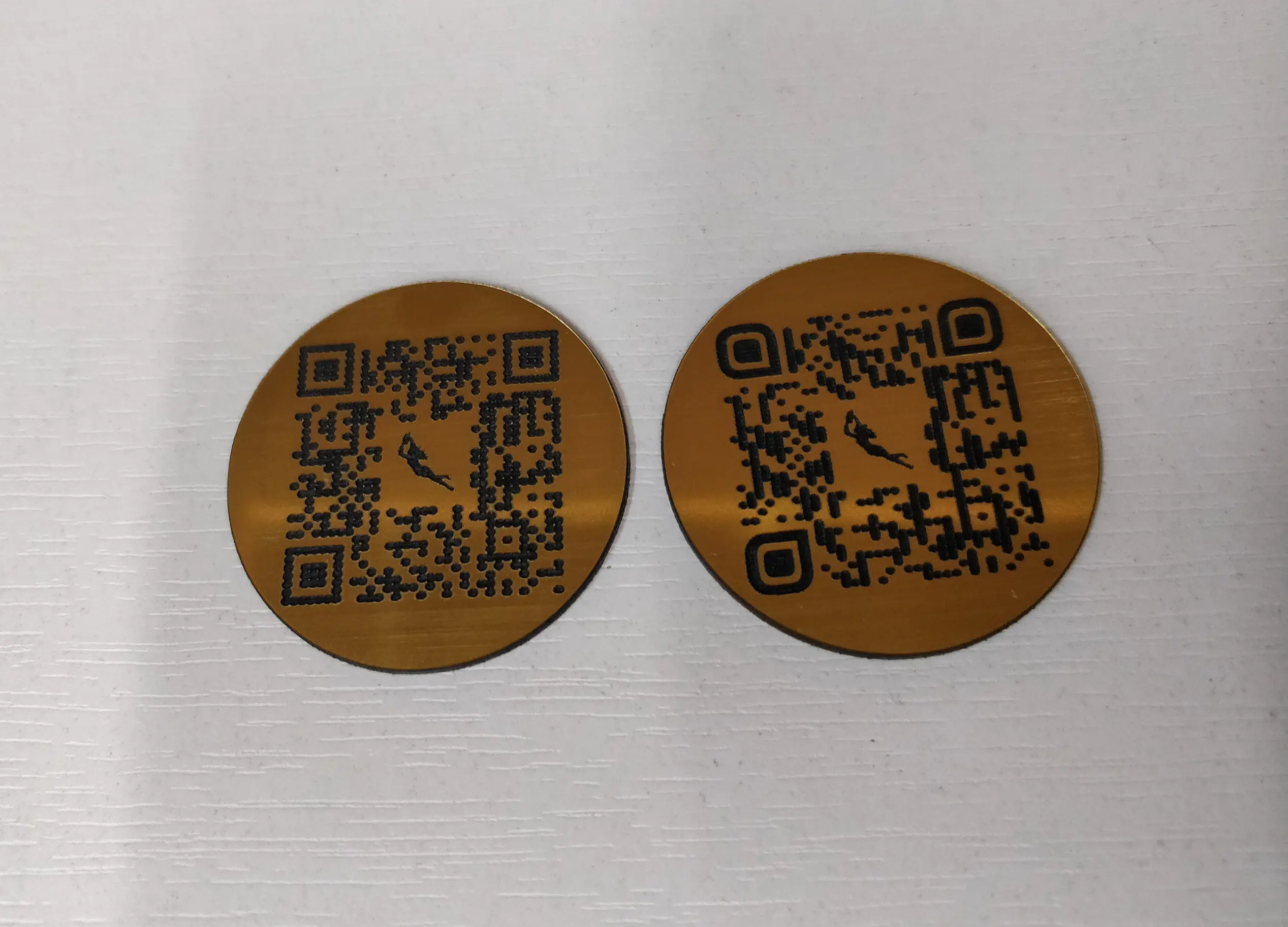 40mm Custom QR Code Laser Engraved Discs, Table, Tags, Locker, Restaurant, Clubs - Image 4