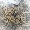 5"x5" (127mm x 127mm) Customised QR Code Laser Engraved  Tags, Facebook, Instagram, TikTok, Twitter, Table, Tags, Locker, Restaurant, Clubs