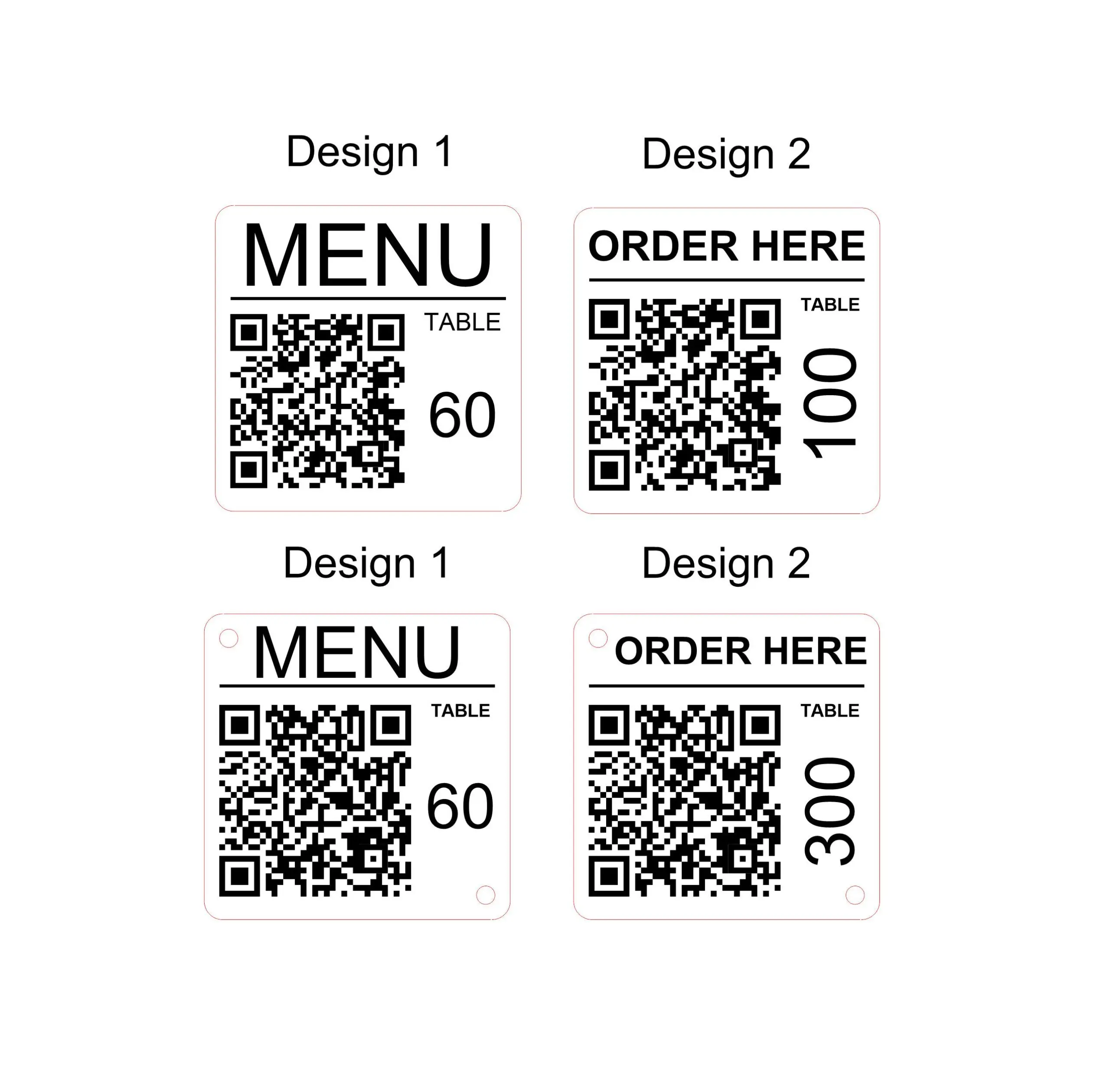 60mm square QR Code Custom Laser Engraved Tag, Table, Tags, Disc, Locker, Restaurant, Clubs - Image 6