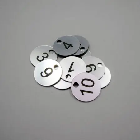 Set of 10x3cm Laser Engraved Number Discs, Table, Tags, Locker, Restaurant,Clubs