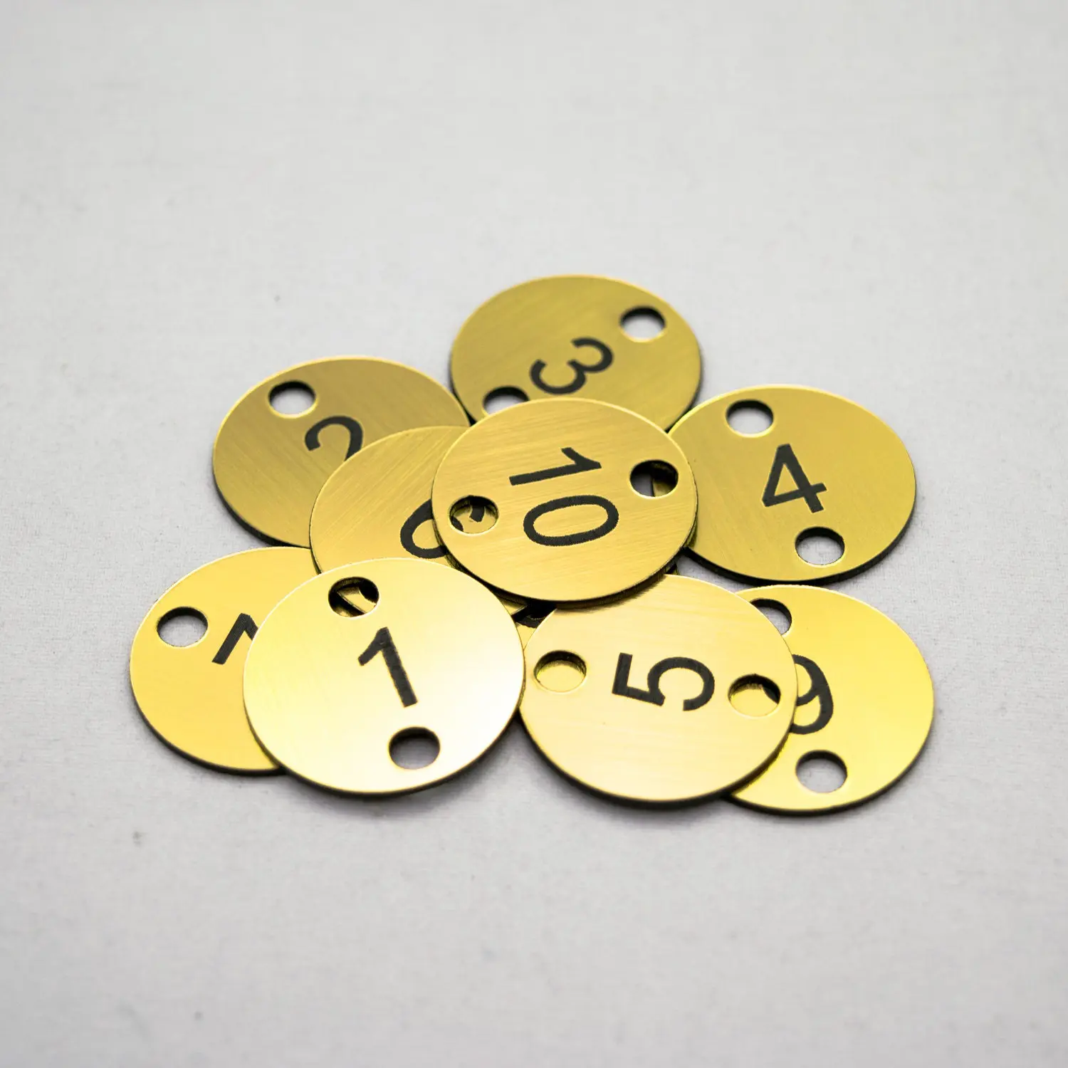 Set of 20x3cm Laser Engraved Number Discs, Table, Tags, Locker, Restaurant,Clubs