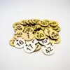 Set of 50x3cm Laser Engraved Number Discs, Table, Tags, Locker, Restaurant,Clubs
