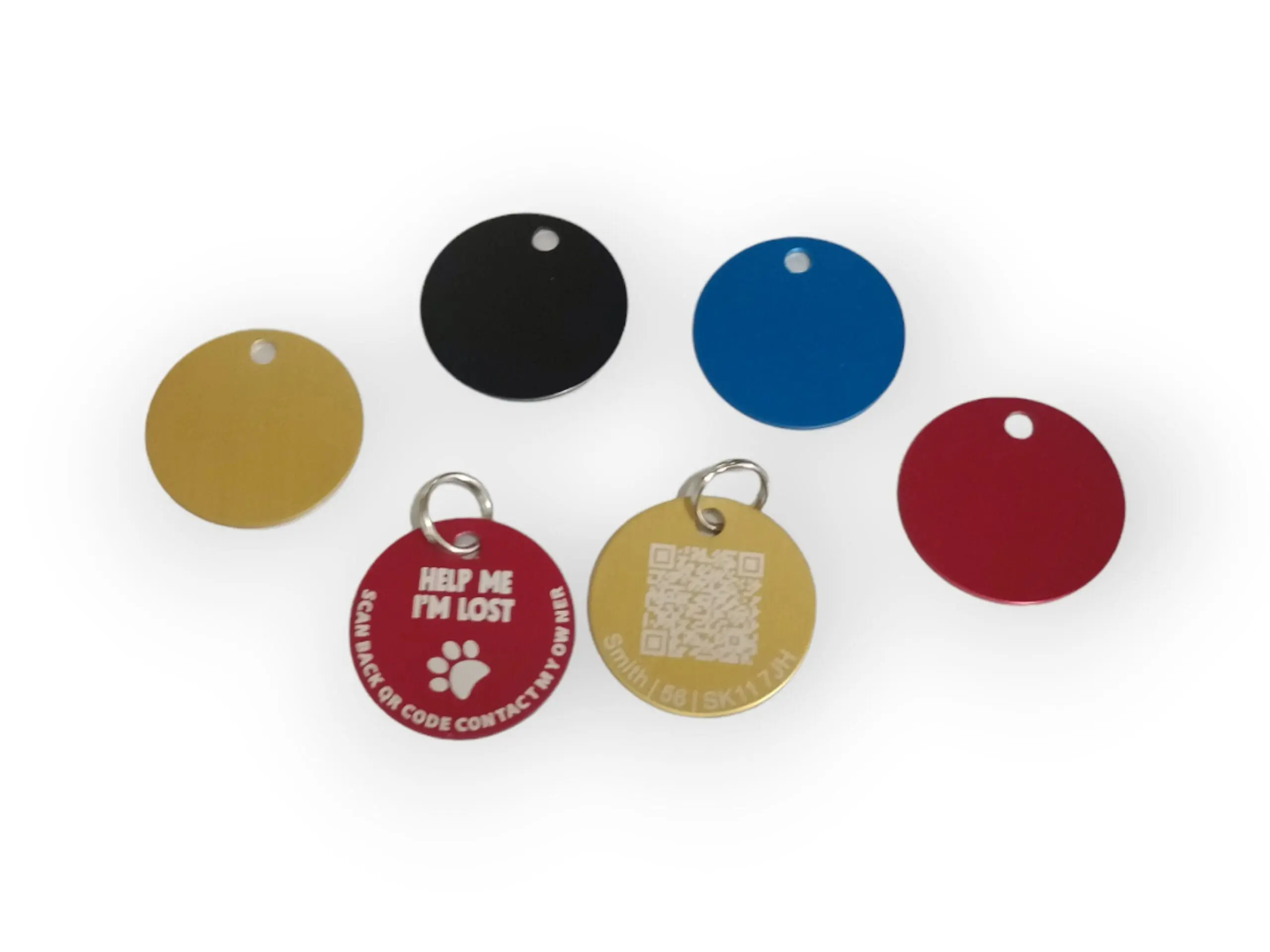 35mm diameter Aluminium QR code Pets tag, FREE ScanKeep membership included - Image 8