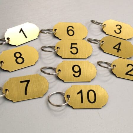 engraved key fobs home 10 oval numbered keyrings door keychain leisure 